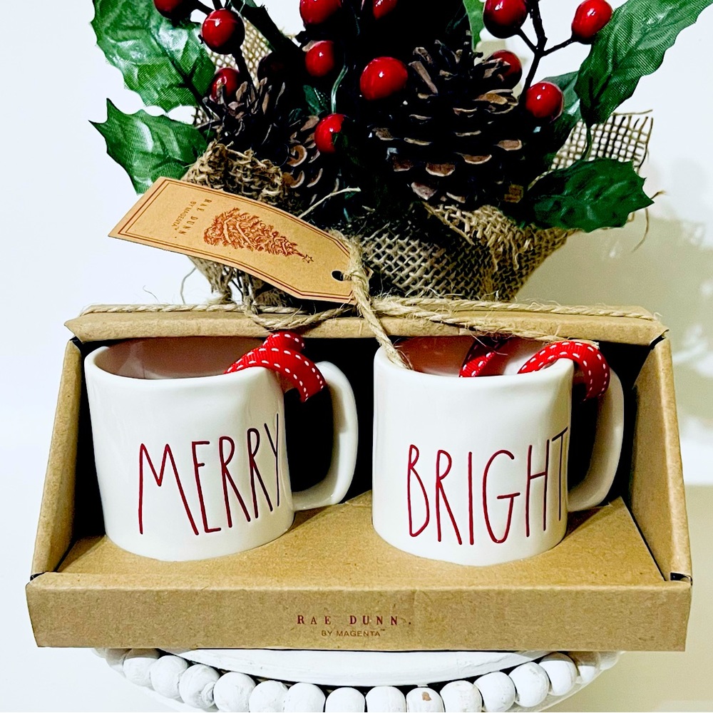 Rae Dunn Mini Mug Christmas tree ornaments